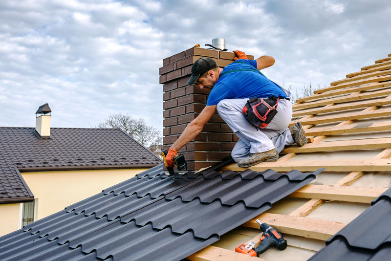 Travaux de couverture, Les Mureaux